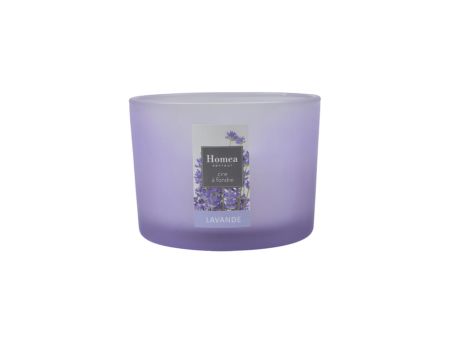 Bougie Verrine Parfumée "Essentiel II" 11cm Lavande
