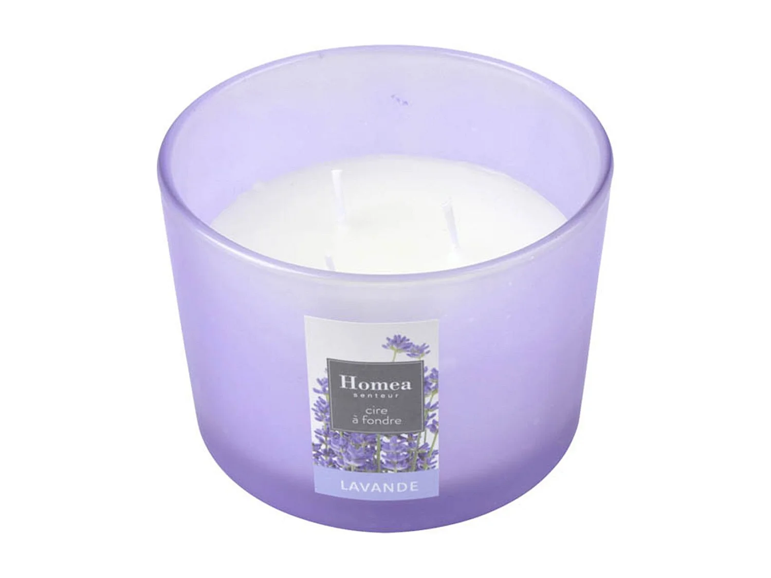 Bougie Verrine Parfumée "Essentiel II" 11cm Lavande