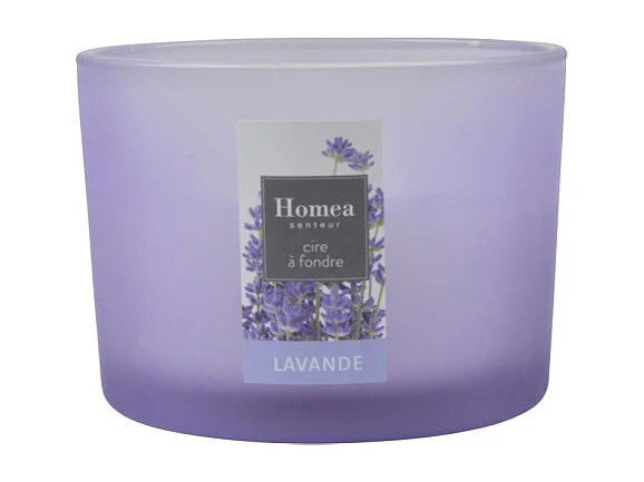Bougie Verrine Parfumée "Essentiel II" 11cm Lavande