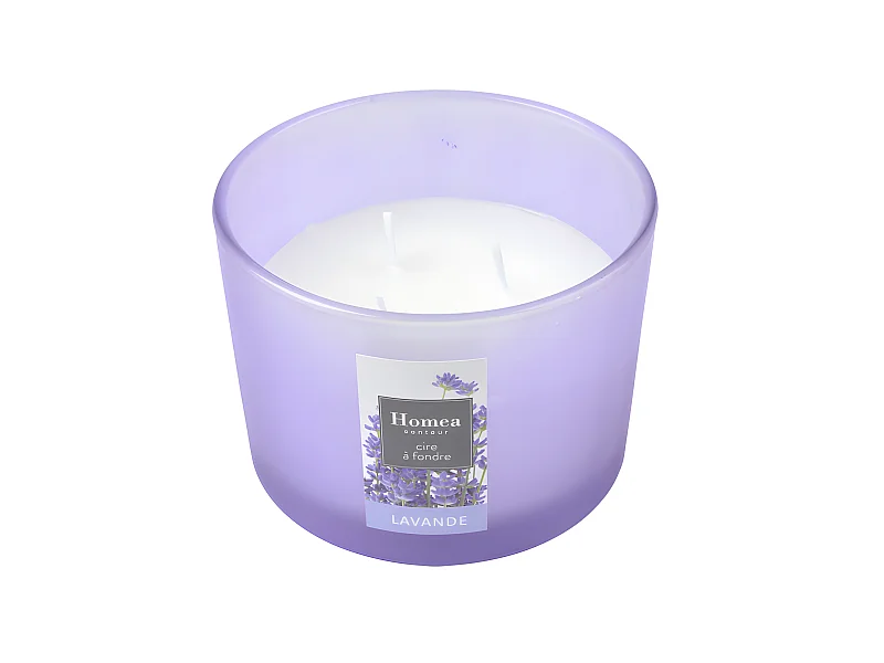 Bougie Verrine Parfumée "Essentiel II" 11cm Lavande