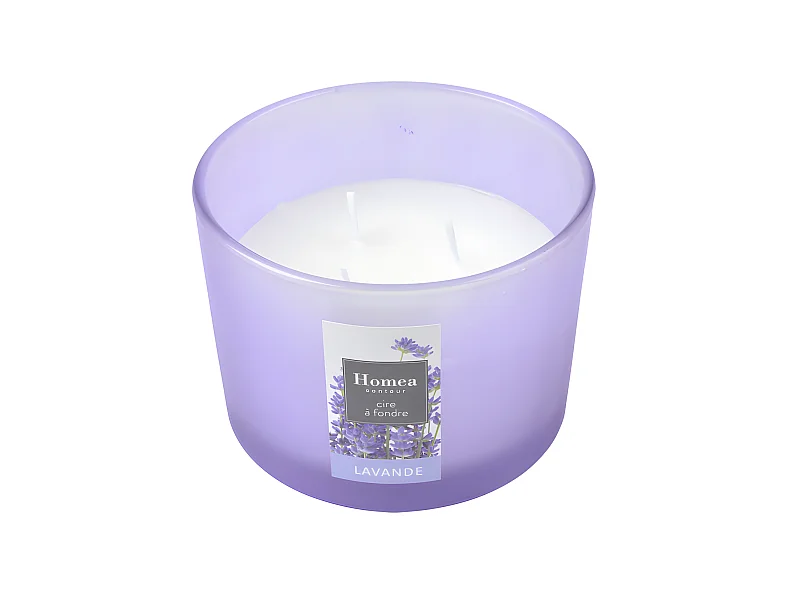 Bougie Verrine Parfumée "Essentiel II" 11cm Lavande