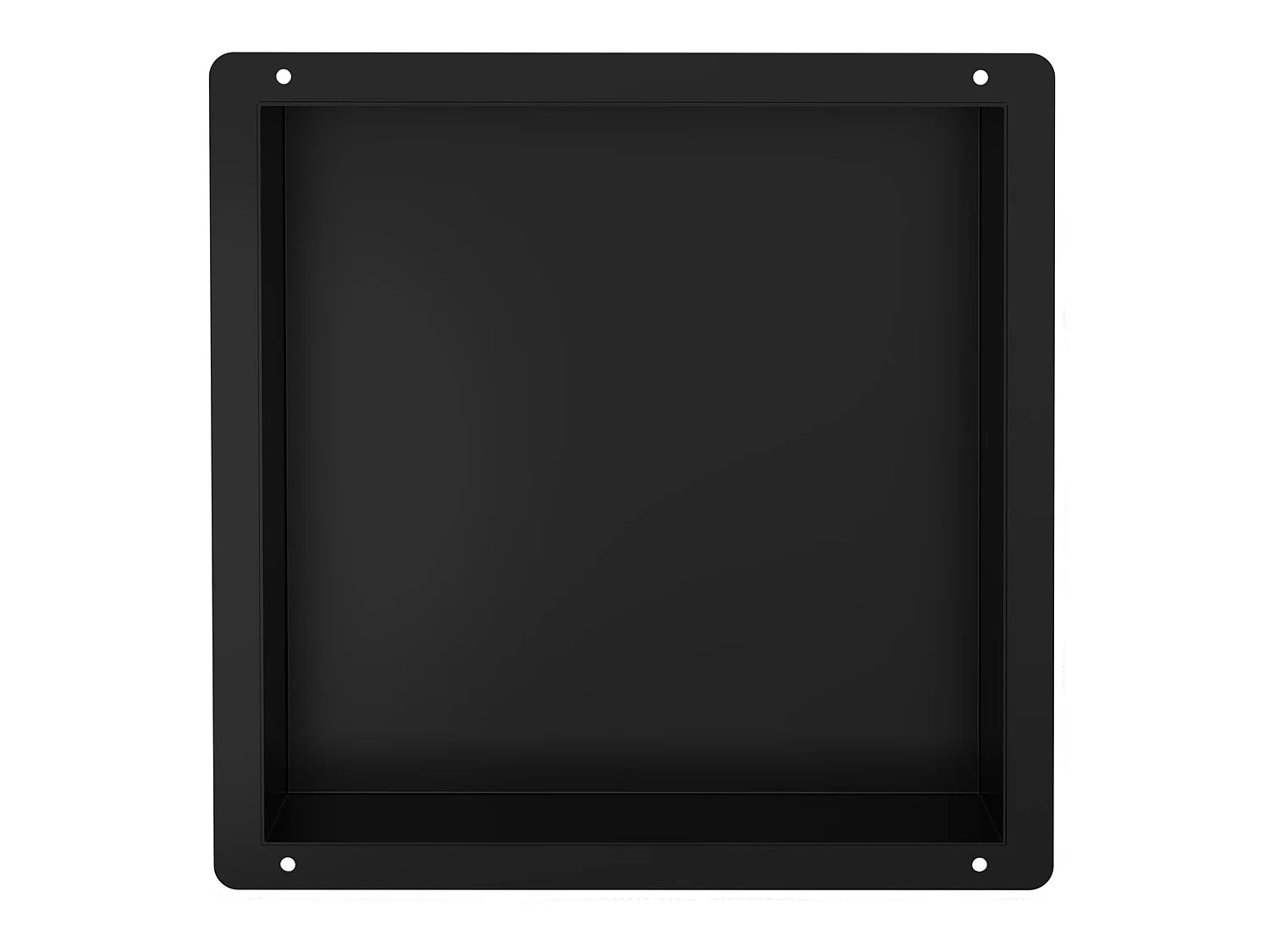 Estante de ducha para nicho de pared Estante de ducha de acero inoxidable negro