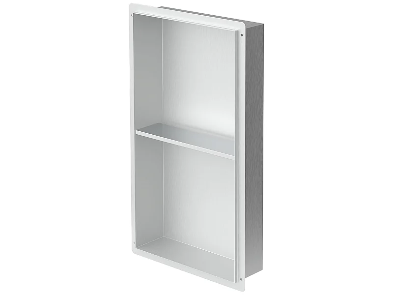 Nicho de pared Nicho de ducha 2 niveles Estante de ducha de acero inoxidable Pla