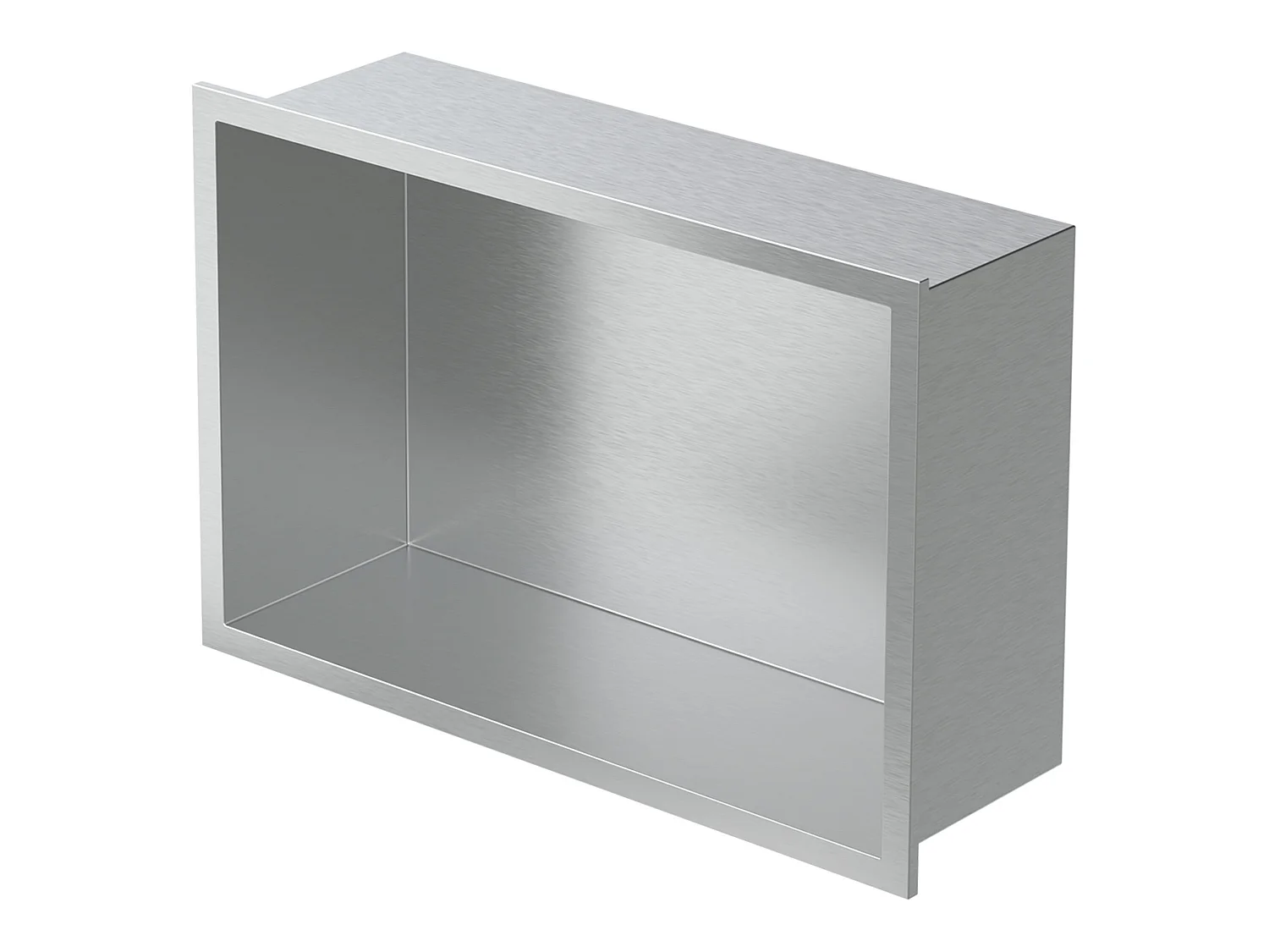 Mensola da parete per doccia Mensola da doccia in acciaio inox Argento 30 x 20 x