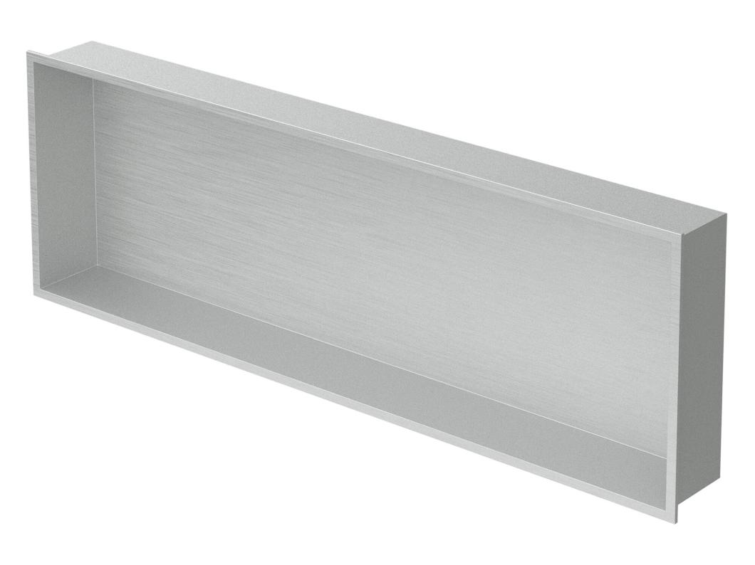 Mensola da parete per doccia Mensola da doccia in acciaio inox Argento 90 x 30 x