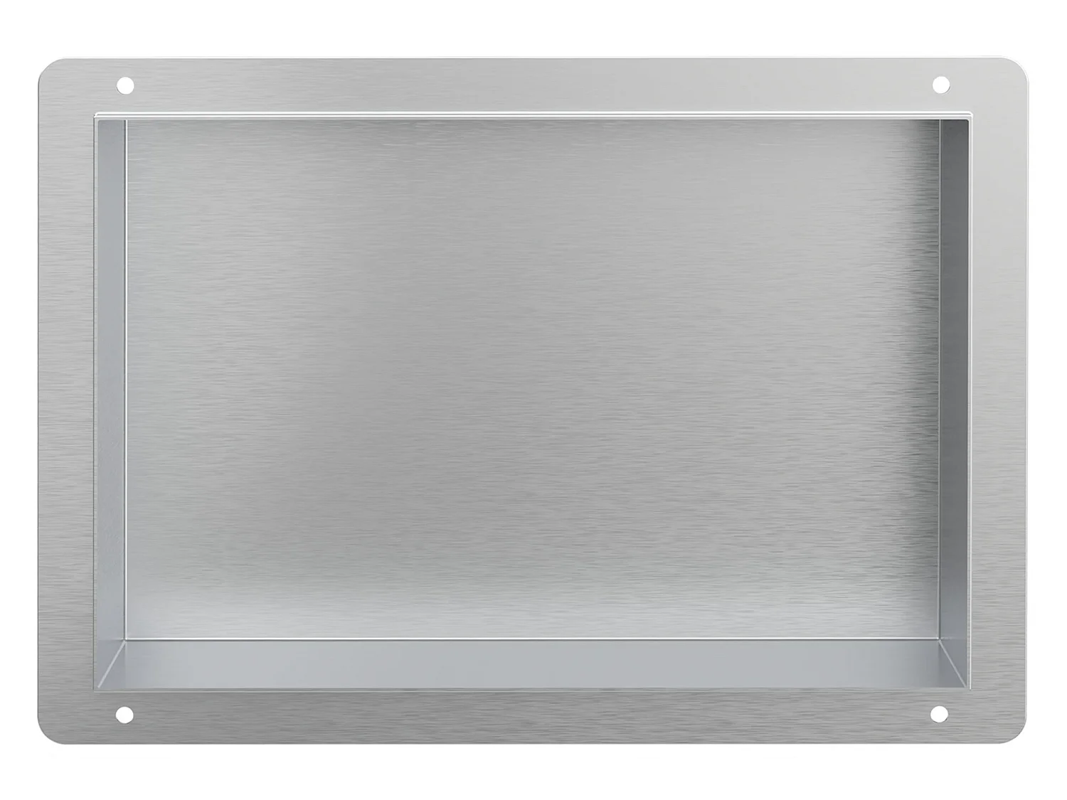 Nicho de pared Estante de ducha Acero inoxidable Estante de ducha Plata 30 x 20