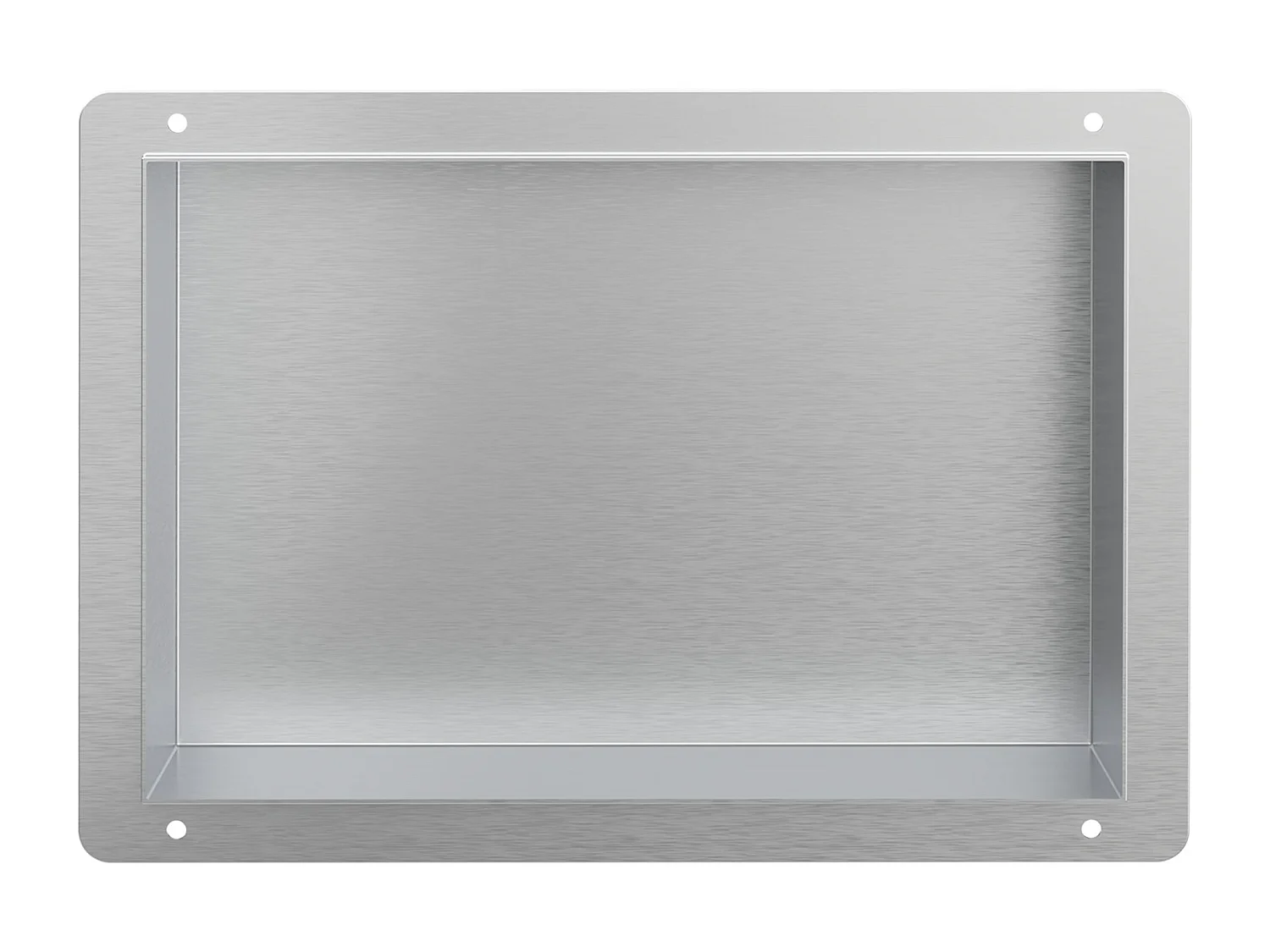 Mensola da parete per doccia Mensola da doccia in acciaio inox Argento 30 x 20 x