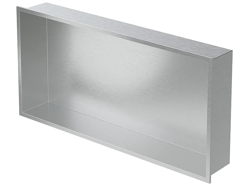 Niche murale de douche Tablette de douche en acier inoxydable Étagère de douche