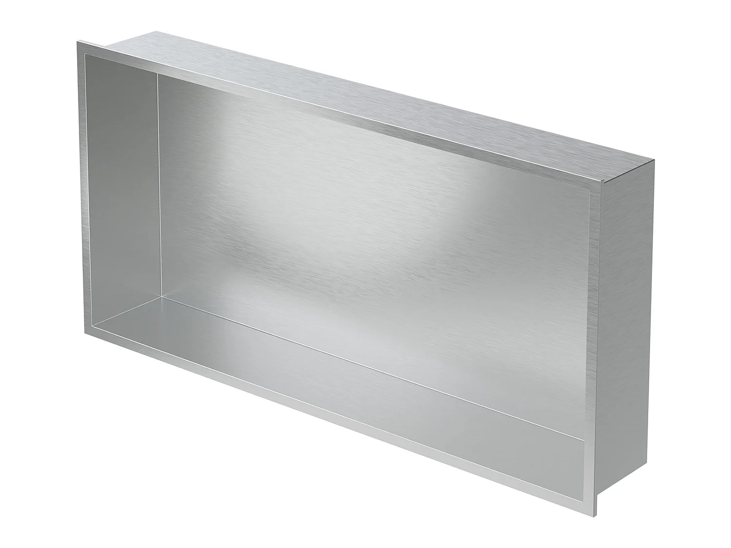 Mensola da parete per doccia Mensola da doccia in acciaio inox Argento 60 x 30 x
