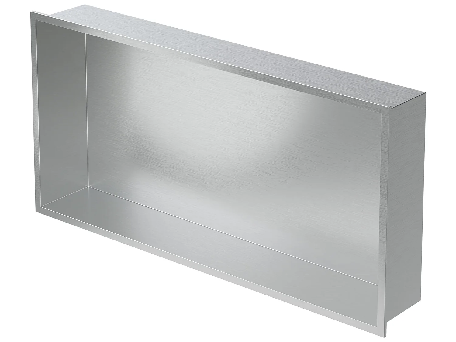 Mensola da parete per doccia Mensola da doccia in acciaio inox Argento 60 x 30 x