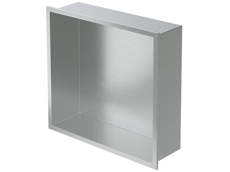 Niche murale de douche Tablette de douche en acier inoxydable Étagère de douche