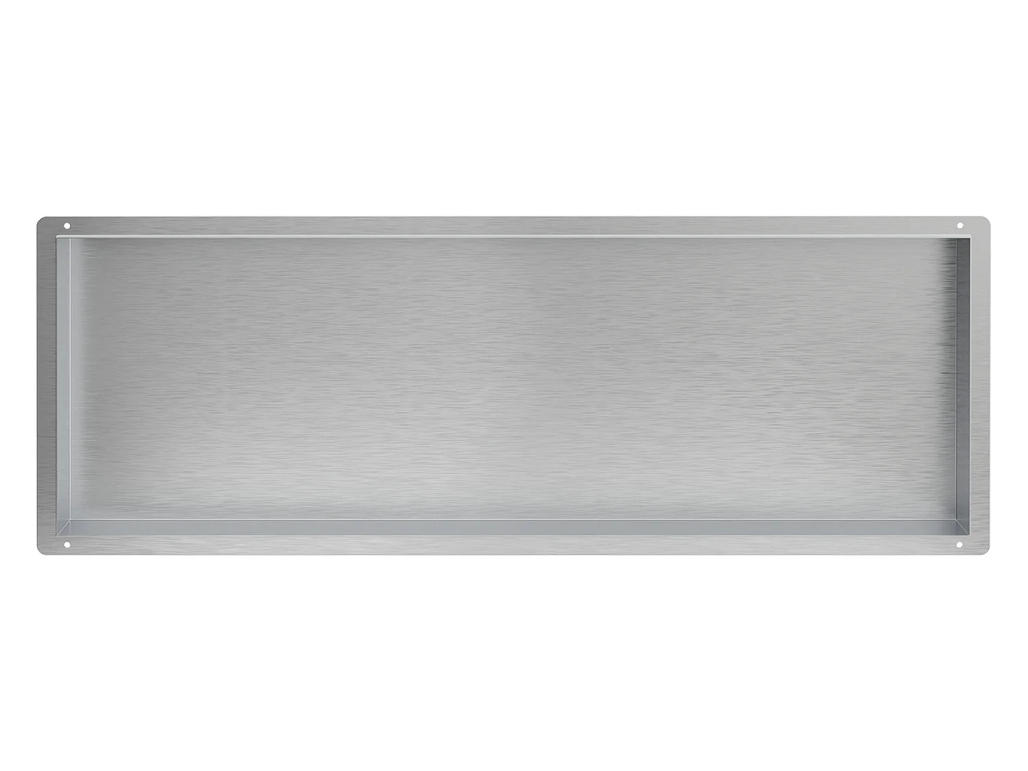 Mensola da parete per doccia Mensola da doccia in acciaio inox Argento 90 x 30 x