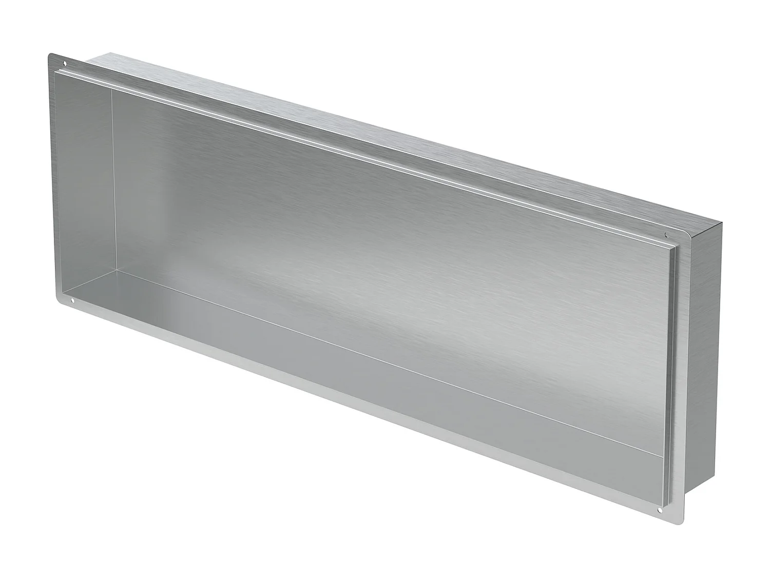 Mensola da parete per doccia Mensola da doccia in acciaio inox Argento 90 x 30 x