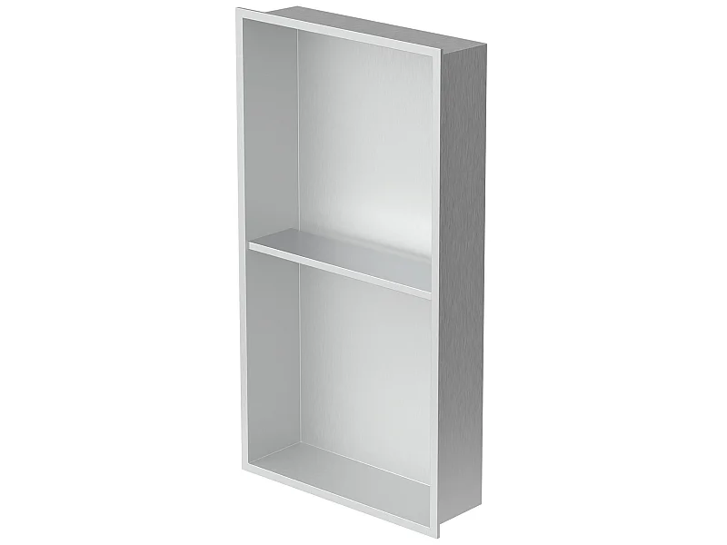 Nicho de pared Nicho de ducha 2 niveles Estante de ducha de acero inoxidable Pla