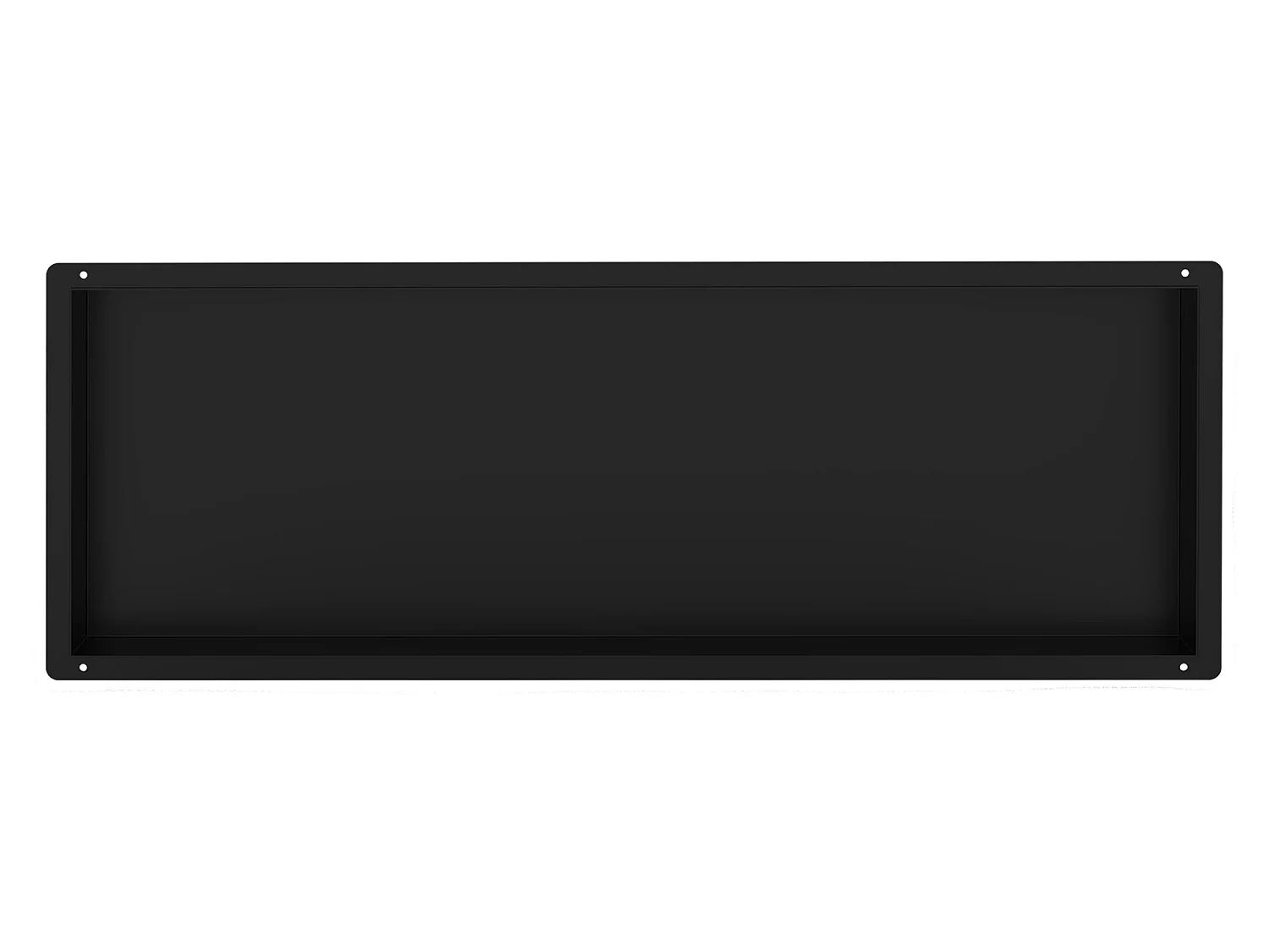 Estante de ducha para nicho de pared Estante de ducha de acero inoxidable Negro