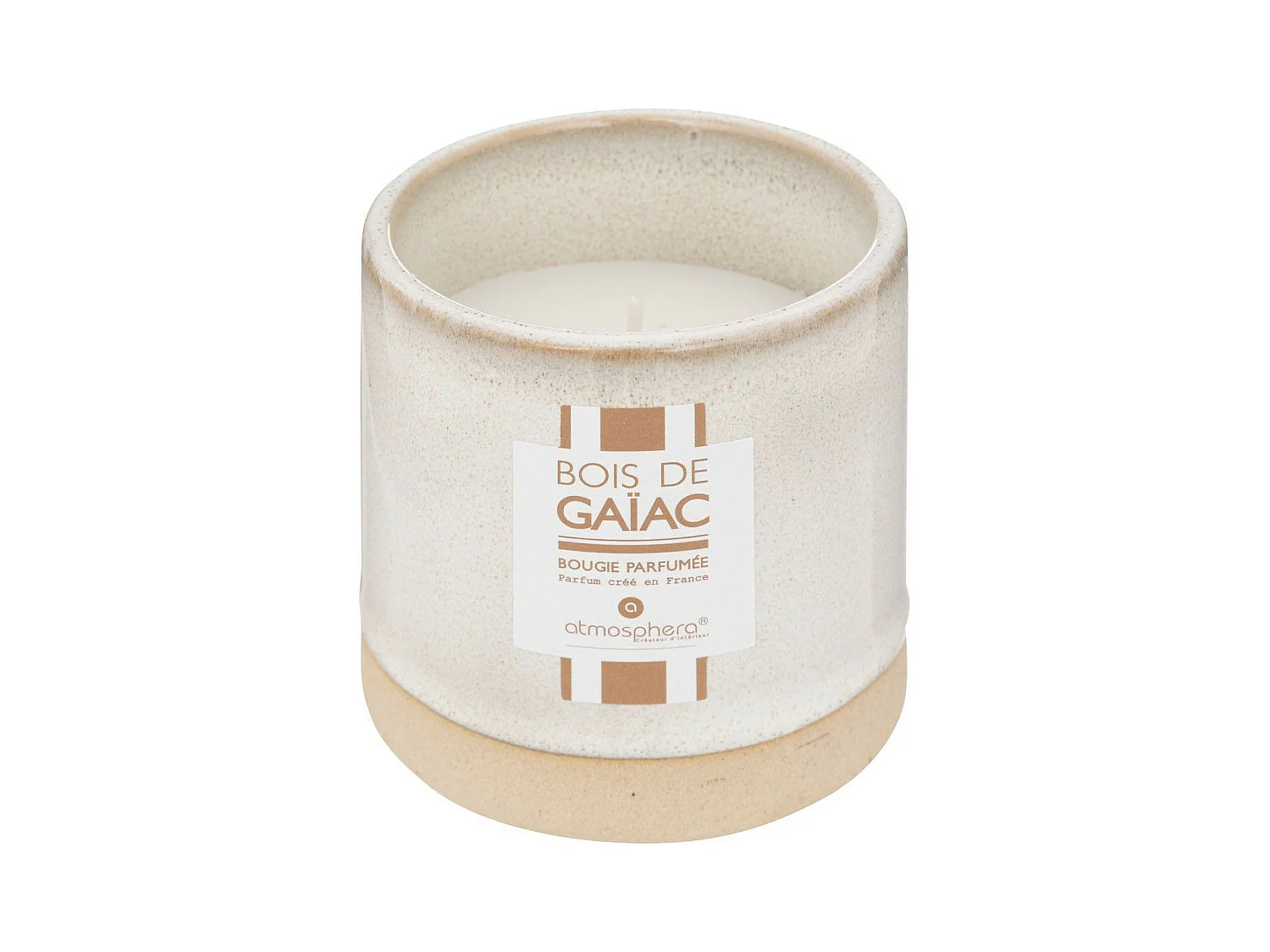 Bougie Parfumée Déco "Marty" 160g Bois de Gaïac