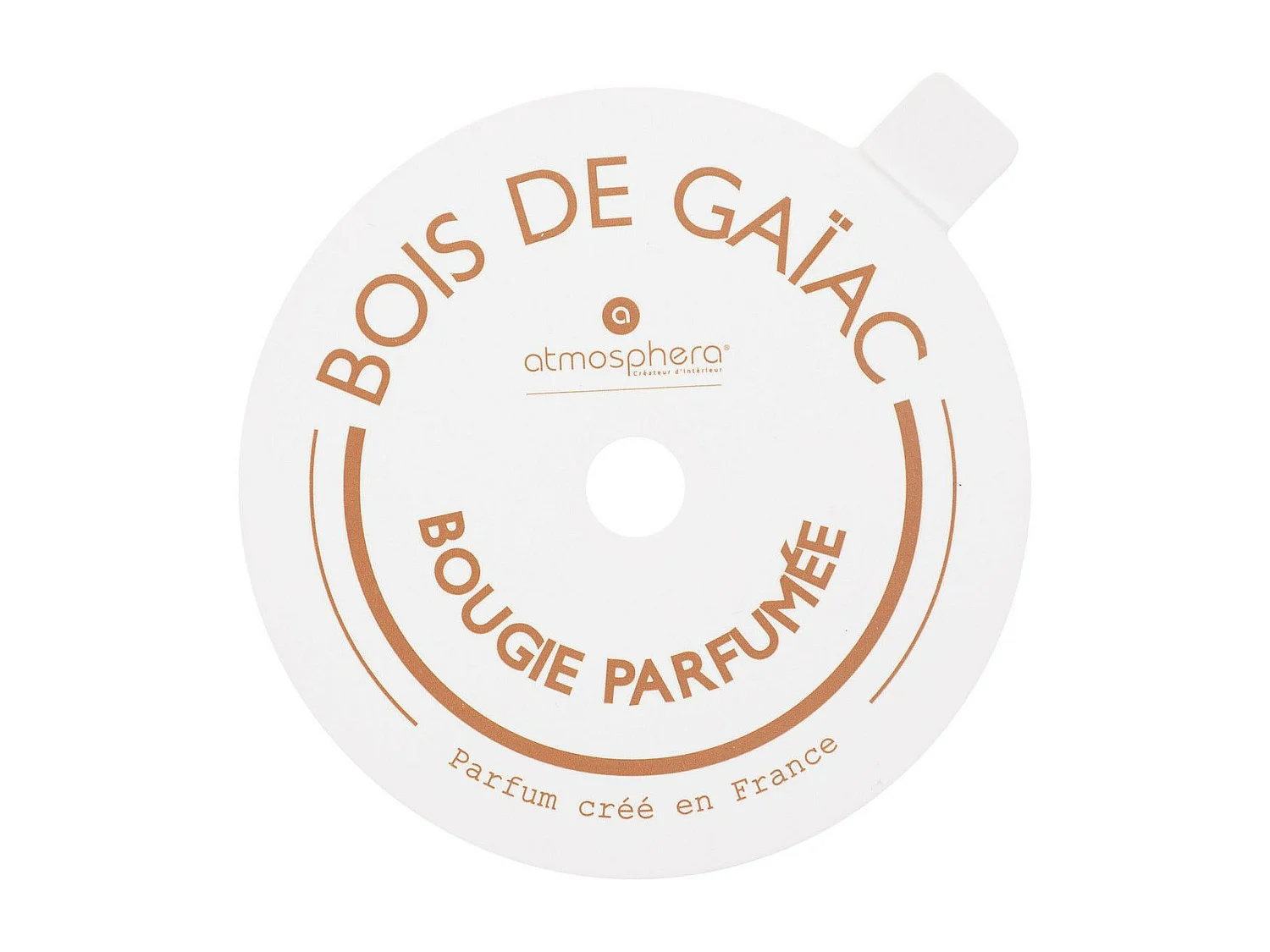 Bougie Parfumée Déco "Marty" 160g Bois de Gaïac