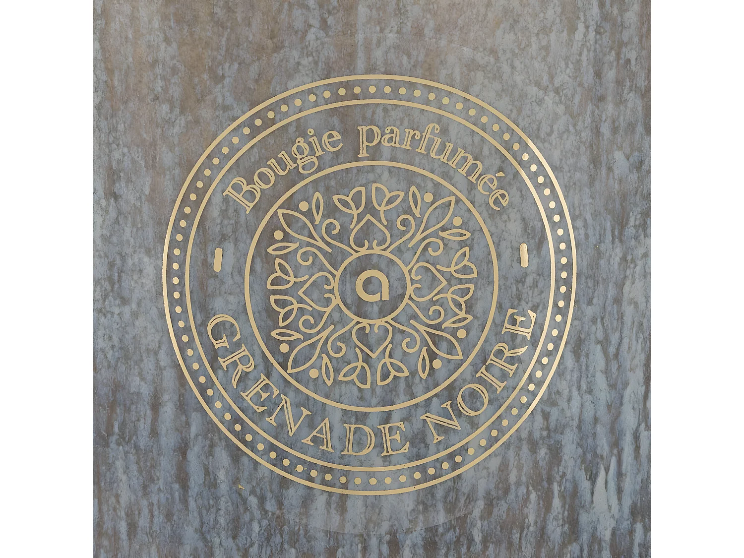 Bougie Parfumée "Marco" 620g Grenade Noire