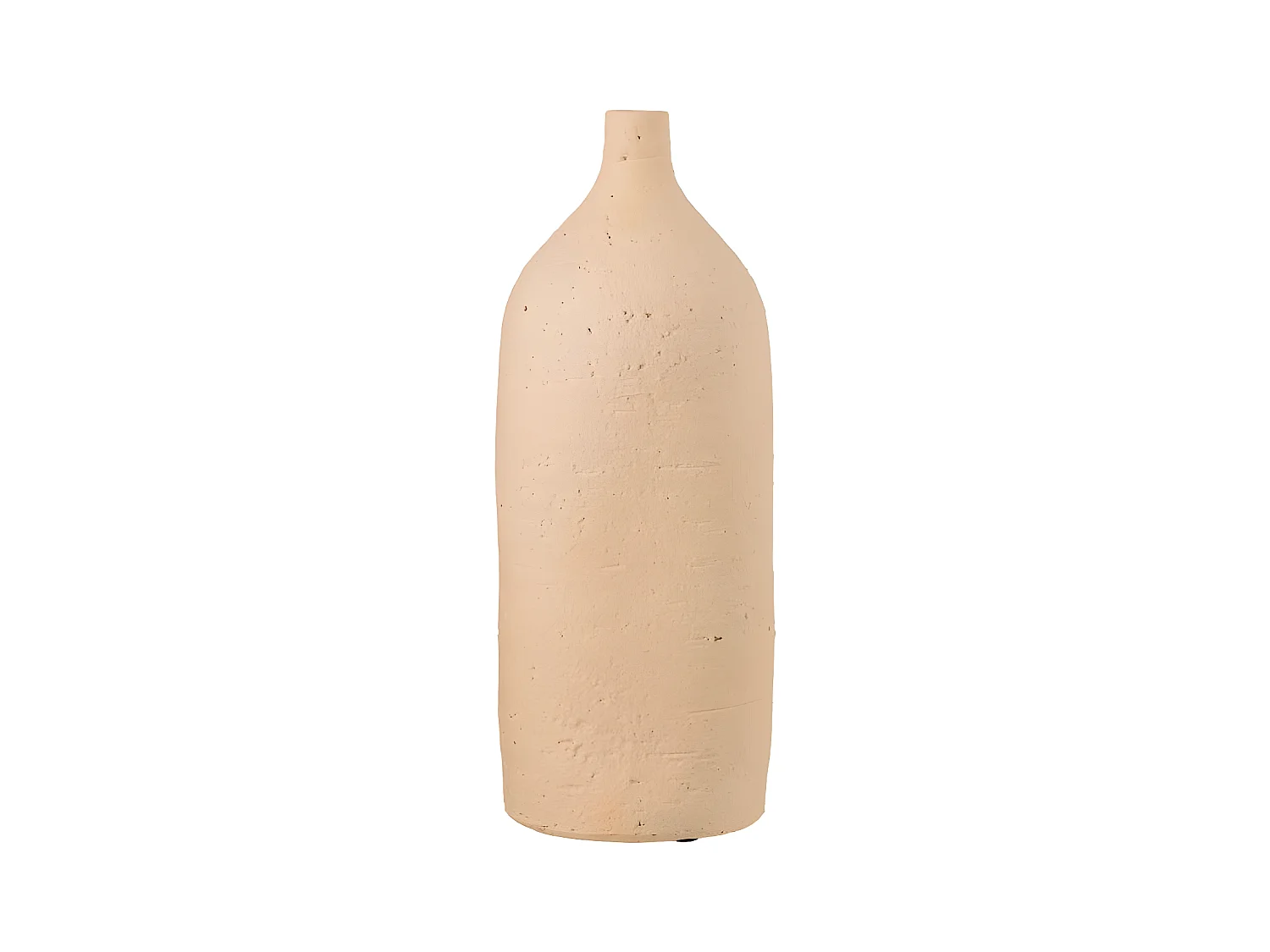 Vase Poterie Bouteille "Enya" 40cm Beige