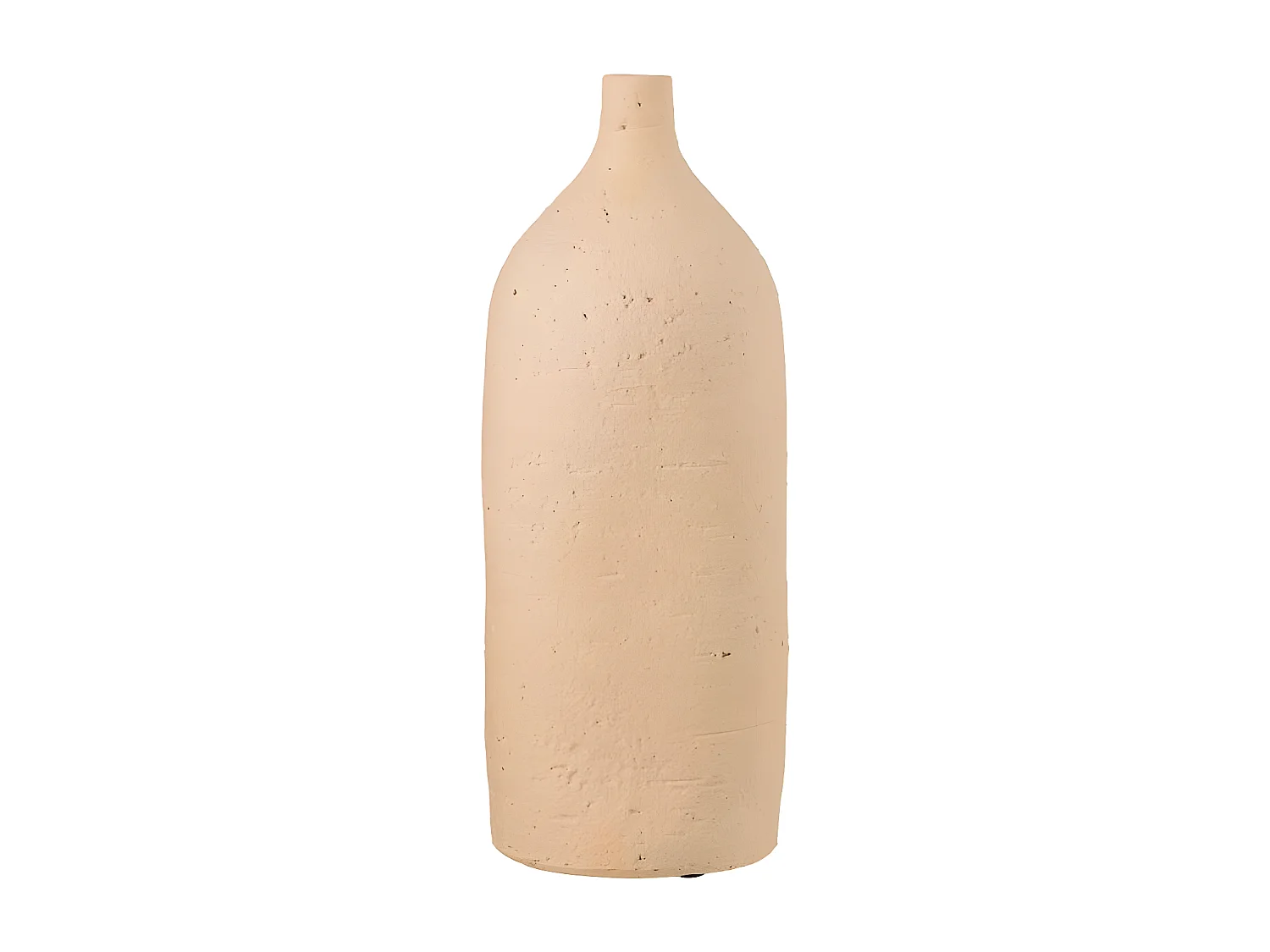 Vase Poterie Bouteille "Enya" 40cm Beige