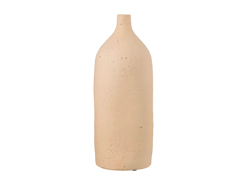 Vase Poterie Bouteille "Enya" 40cm Beige