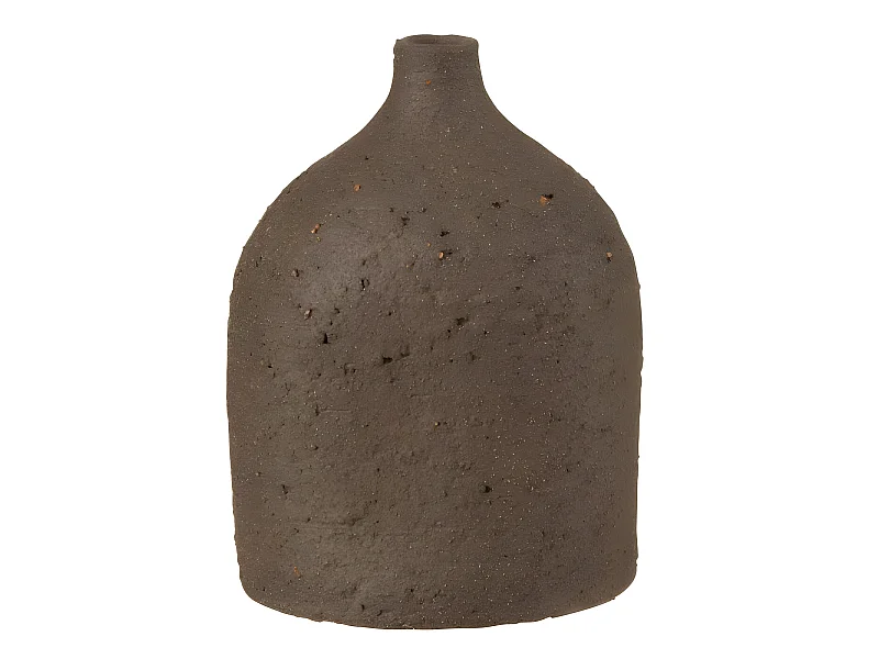 Vase Bouteille en Céramique "Enya" 20cm Marron