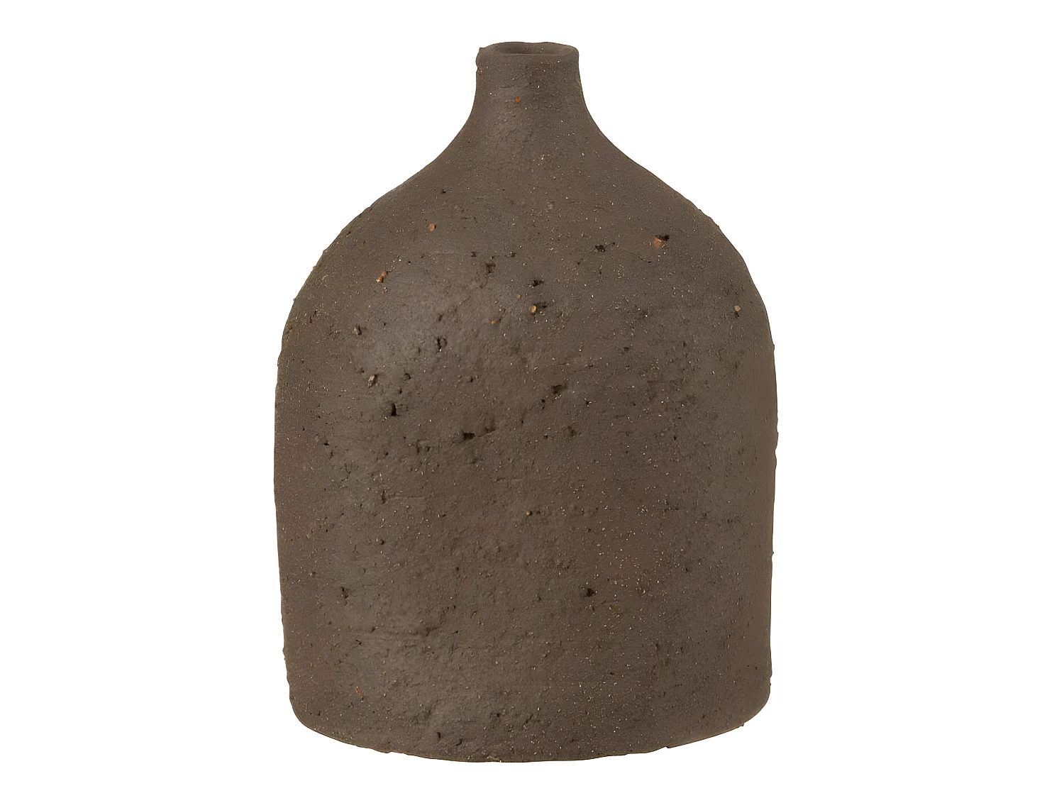 Vase Bouteille en Céramique "Enya" 20cm Marron