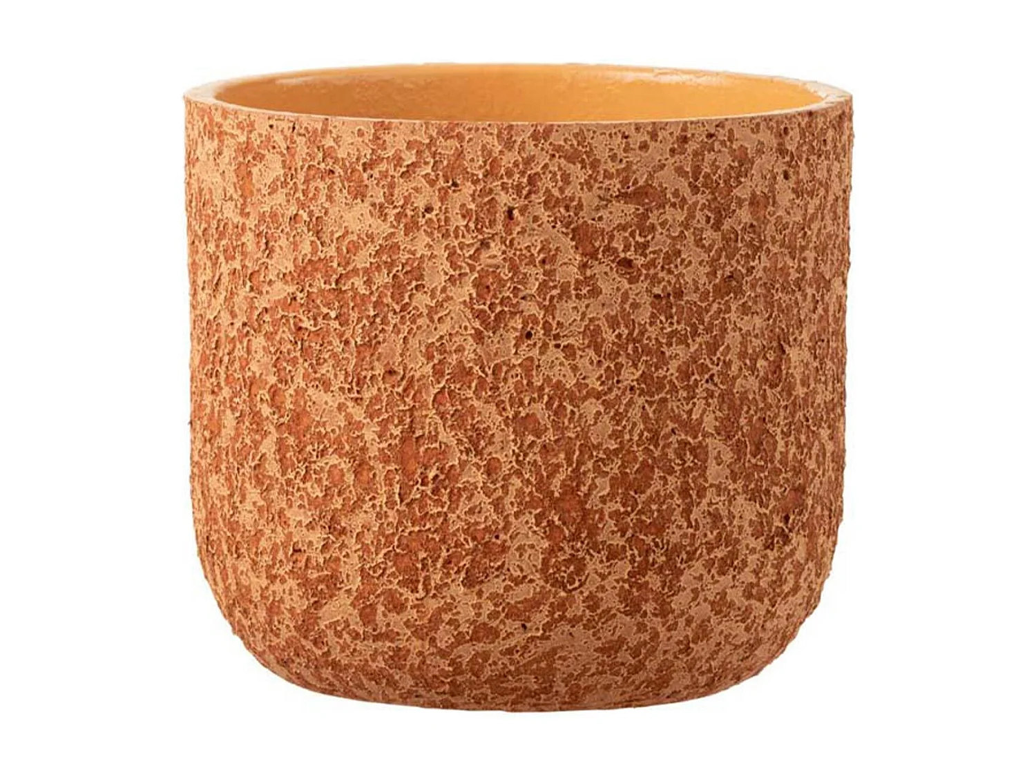 Cache-Pot Design "Rugueux" 22cm Terracotta