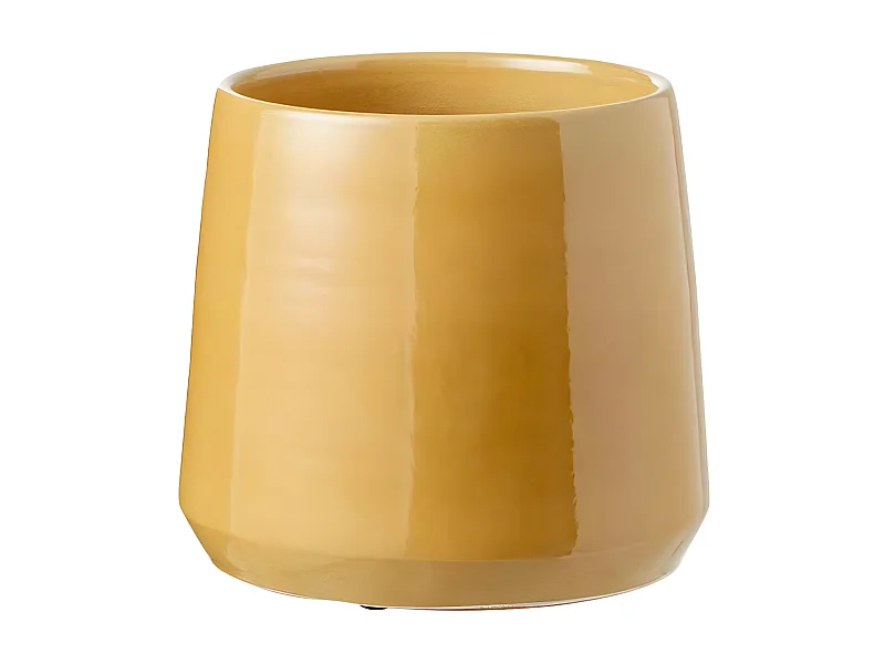 Cache-Pot Design "Splenda" 24cm Ocre
