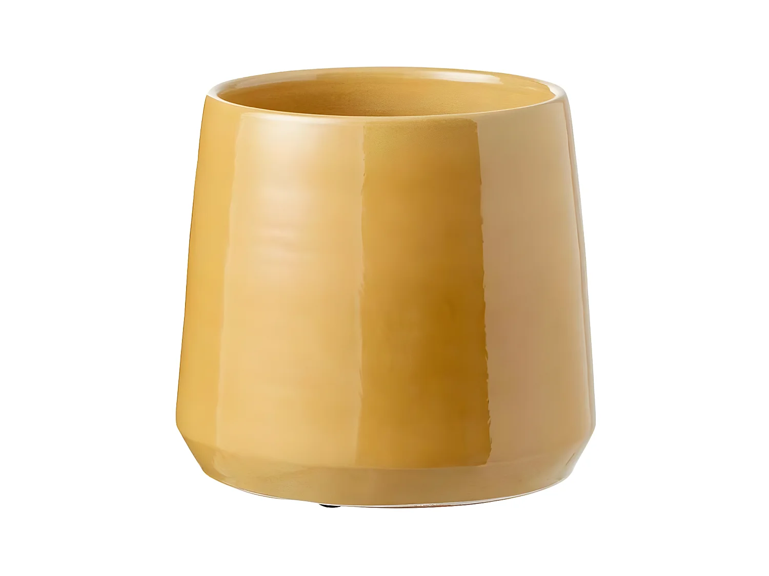 Cache-Pot Design "Splenda" 24cm Ocre