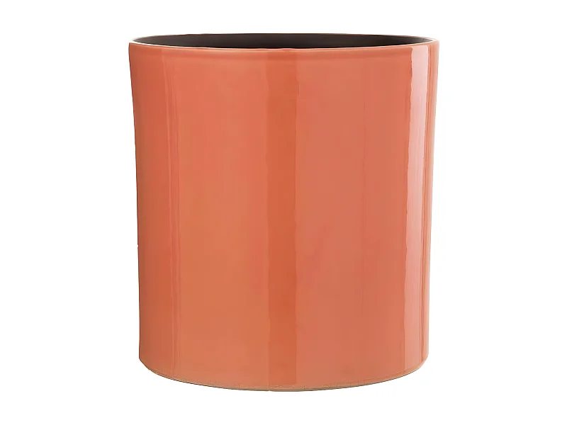 Cache-Pot en Céramique Design "Flek" 25cm Orange