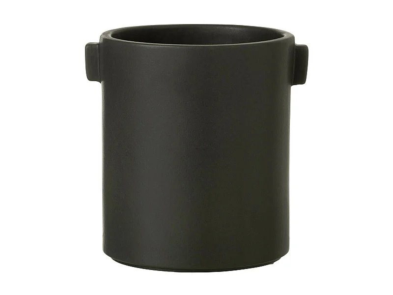 Cache-Pot Design "Handle" 17cm Noir