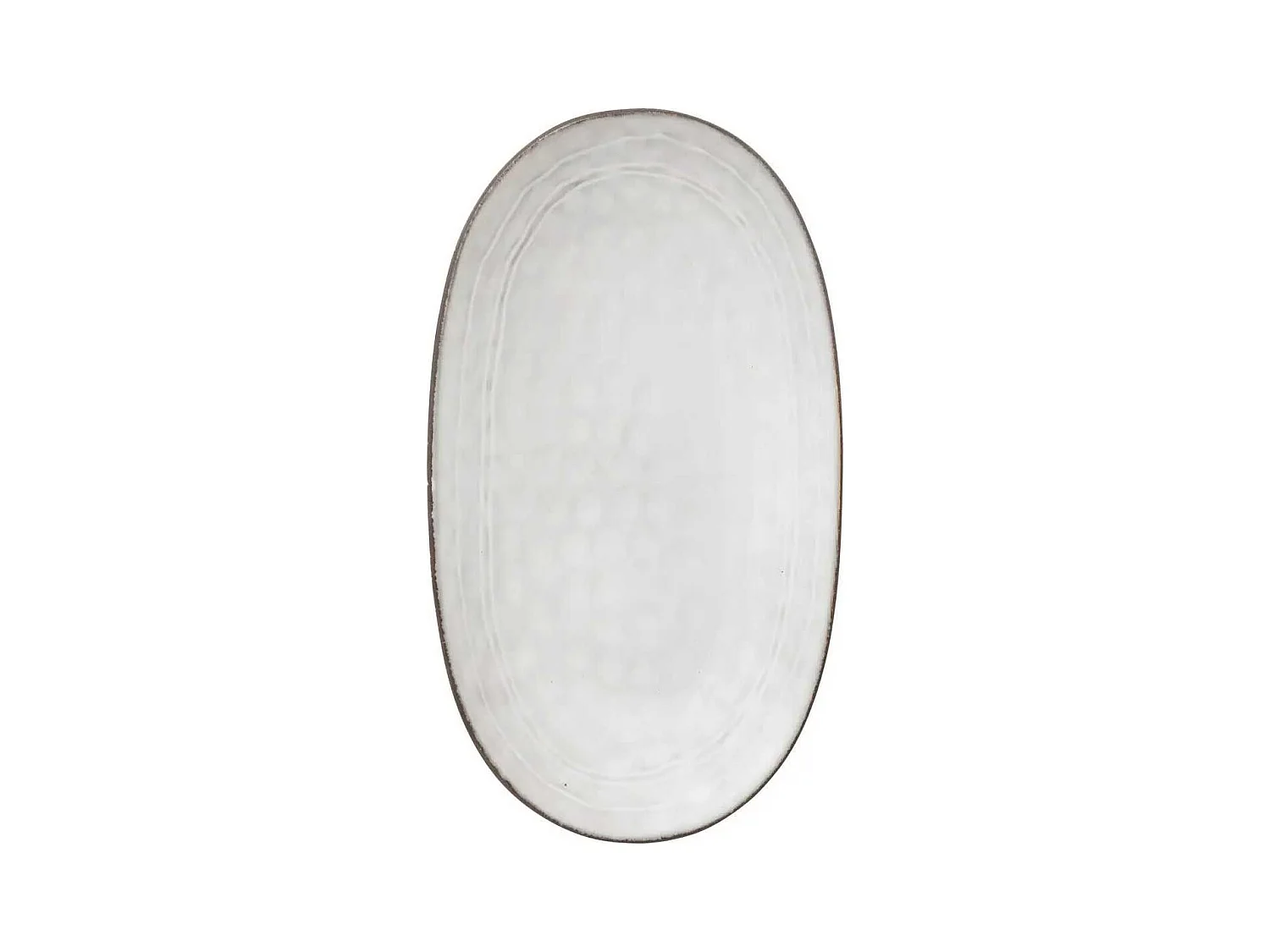Plat de Présentation Déco "Flower" 31cm Bleu