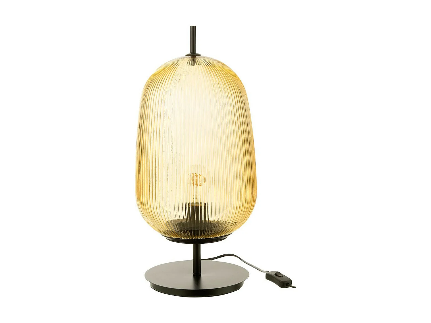Lampe à Poser en Verre "Oasis II" 45cm Jaune