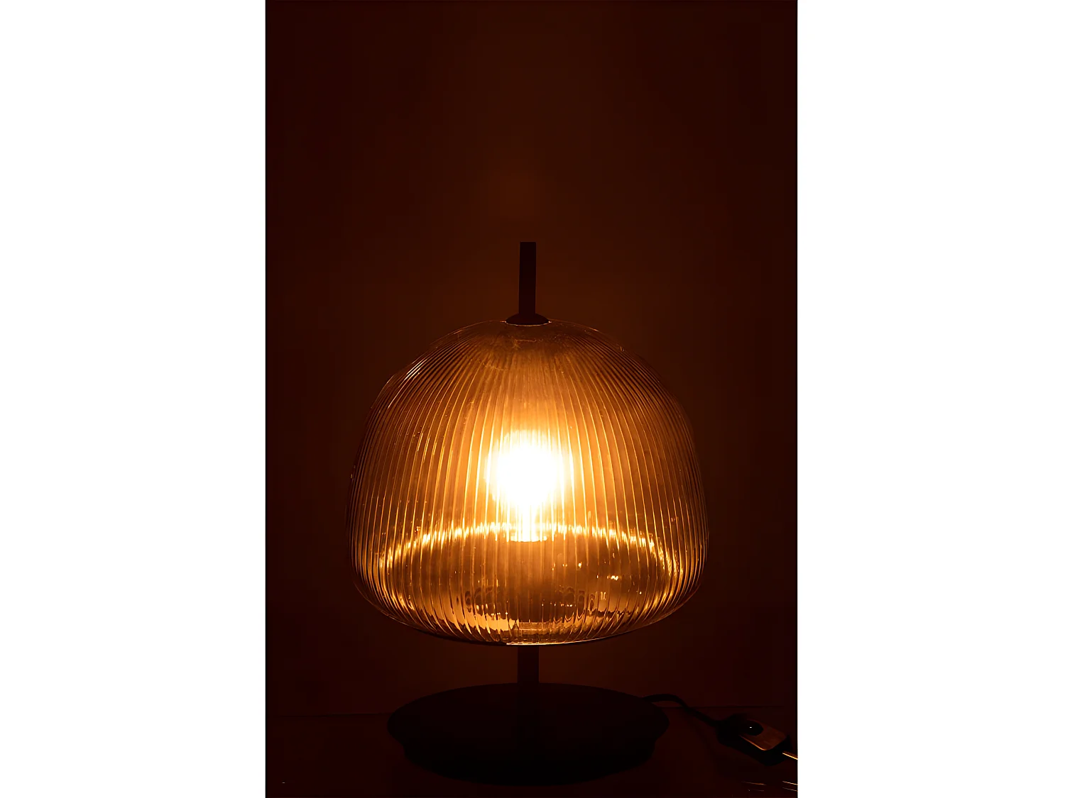 Lampe à Poser en Verre "Oasis" 25cm Vert