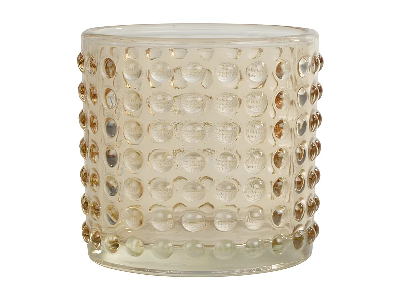 Photophore Bulles en Verre "Arty" 7cm Semoule