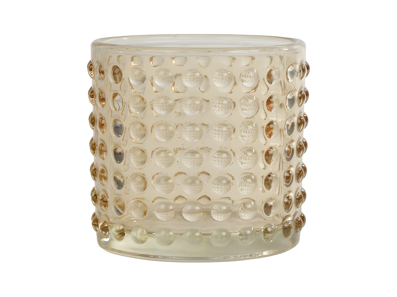 Photophore Bulles en Verre "Arty" 7cm Semoule