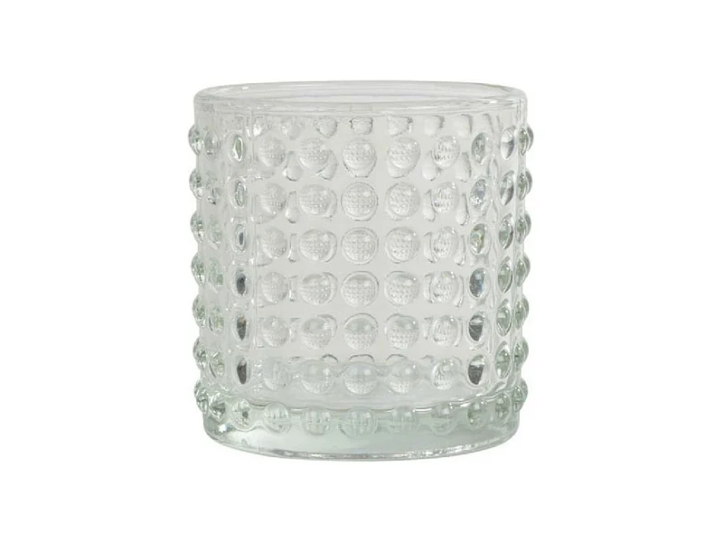 Photophore Bulles en Verre "Arty" 7cm Transparent