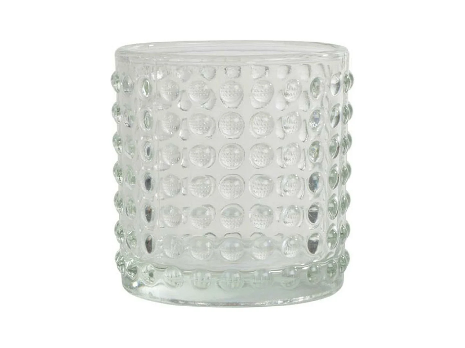 Photophore Bulles en Verre "Arty" 7cm Transparent