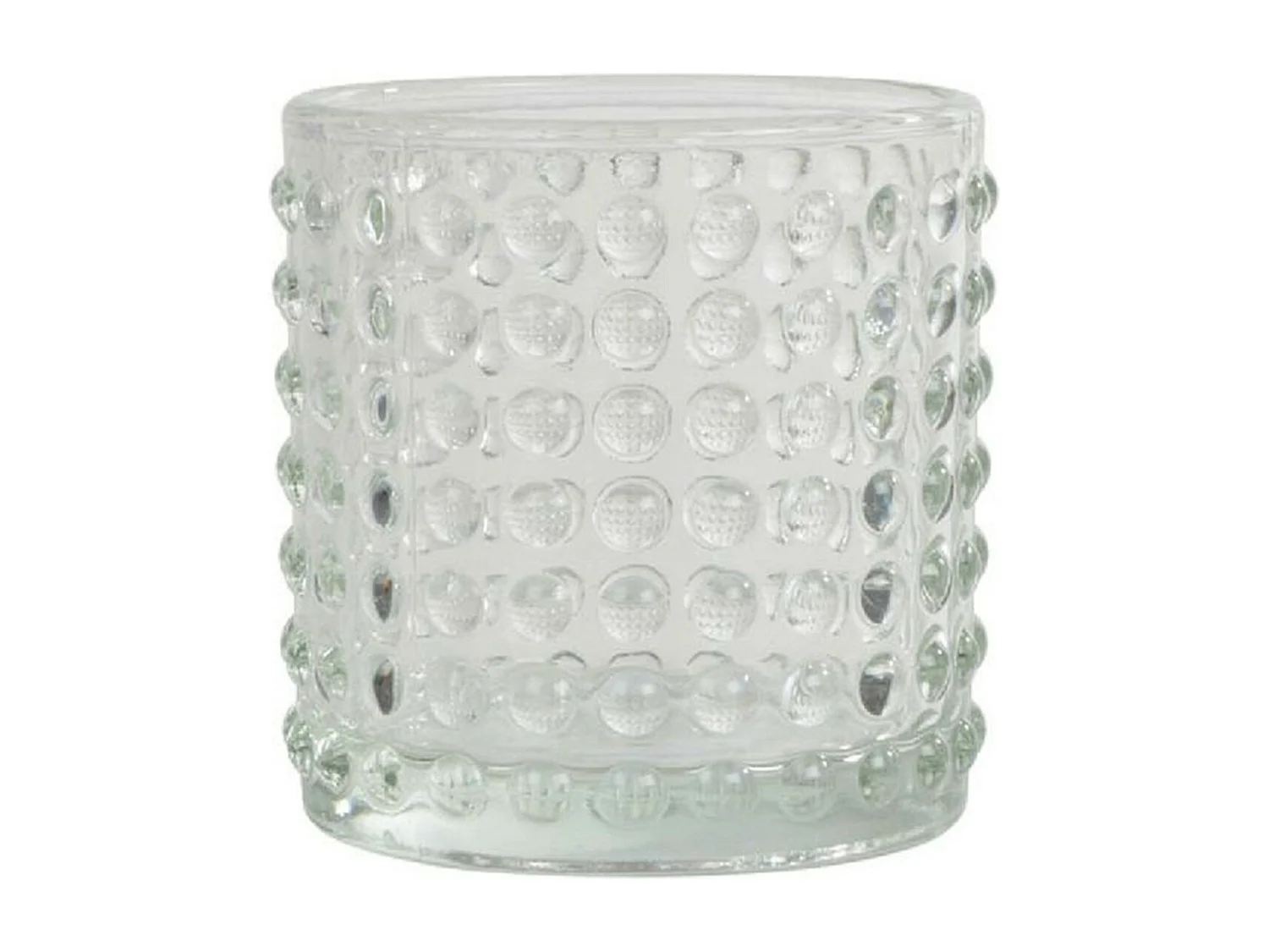 Photophore Bulles en Verre "Arty" 7cm Transparent