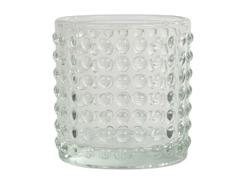 Photophore Bulles en Verre "Arty" 7cm Transparent