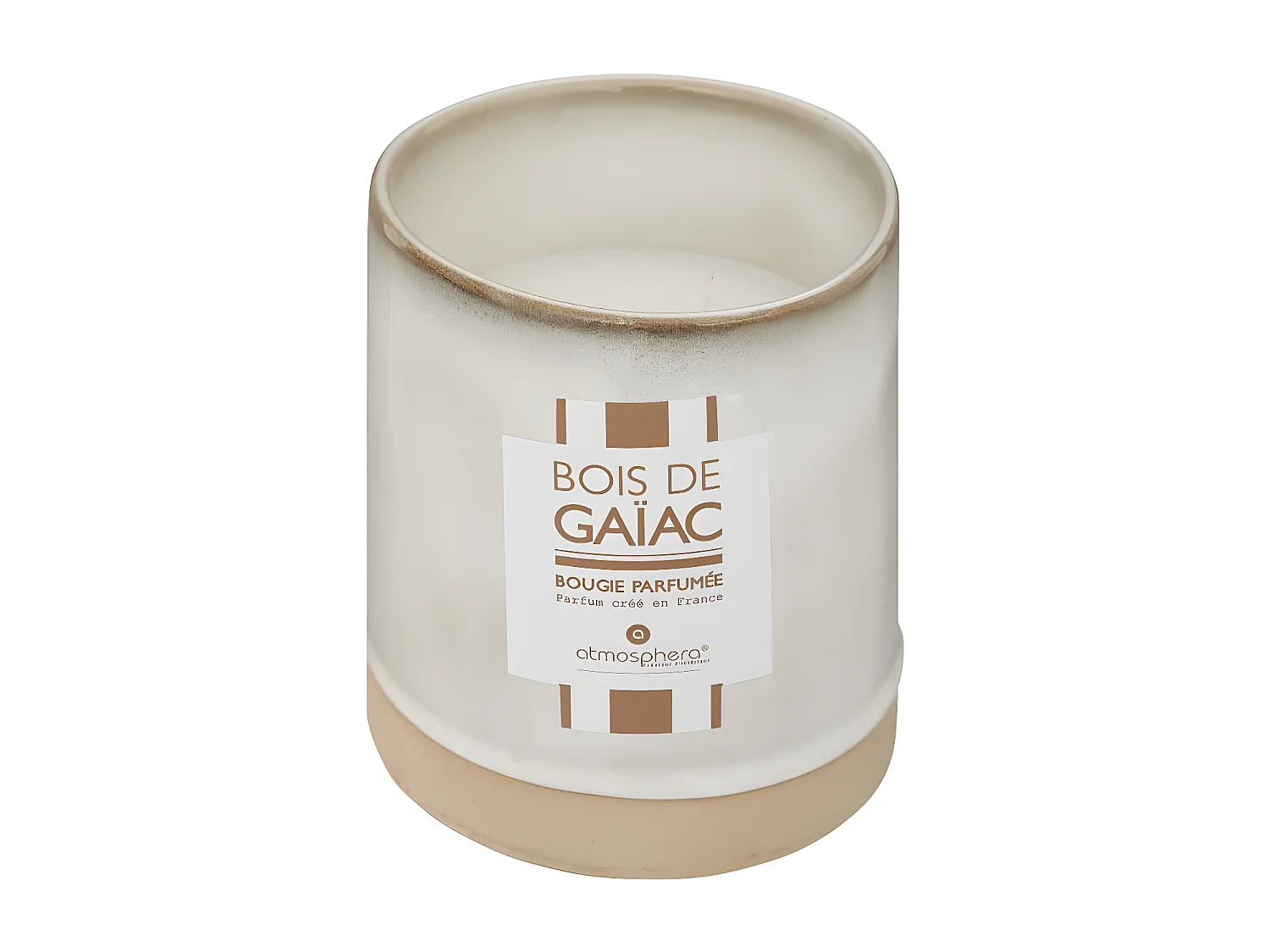 Bougie Parfumée Déco "Marty" 600g Bois de Gaïac