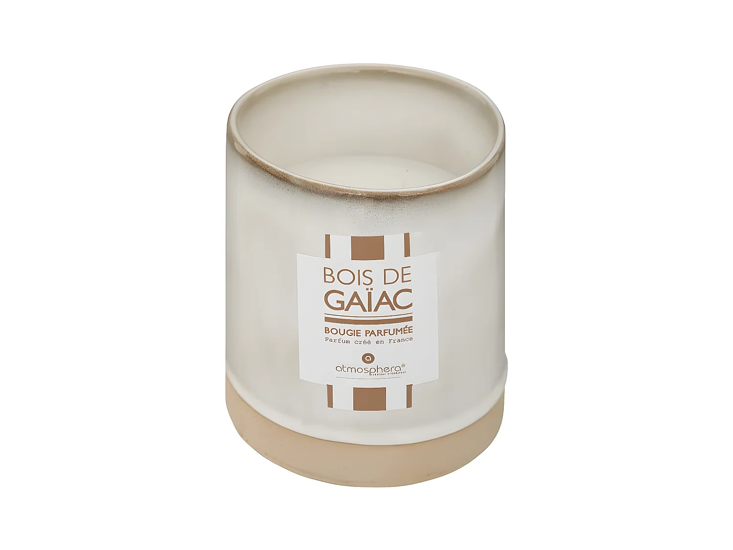 Bougie Parfumée Déco "Marty" 600g Bois de Gaïac