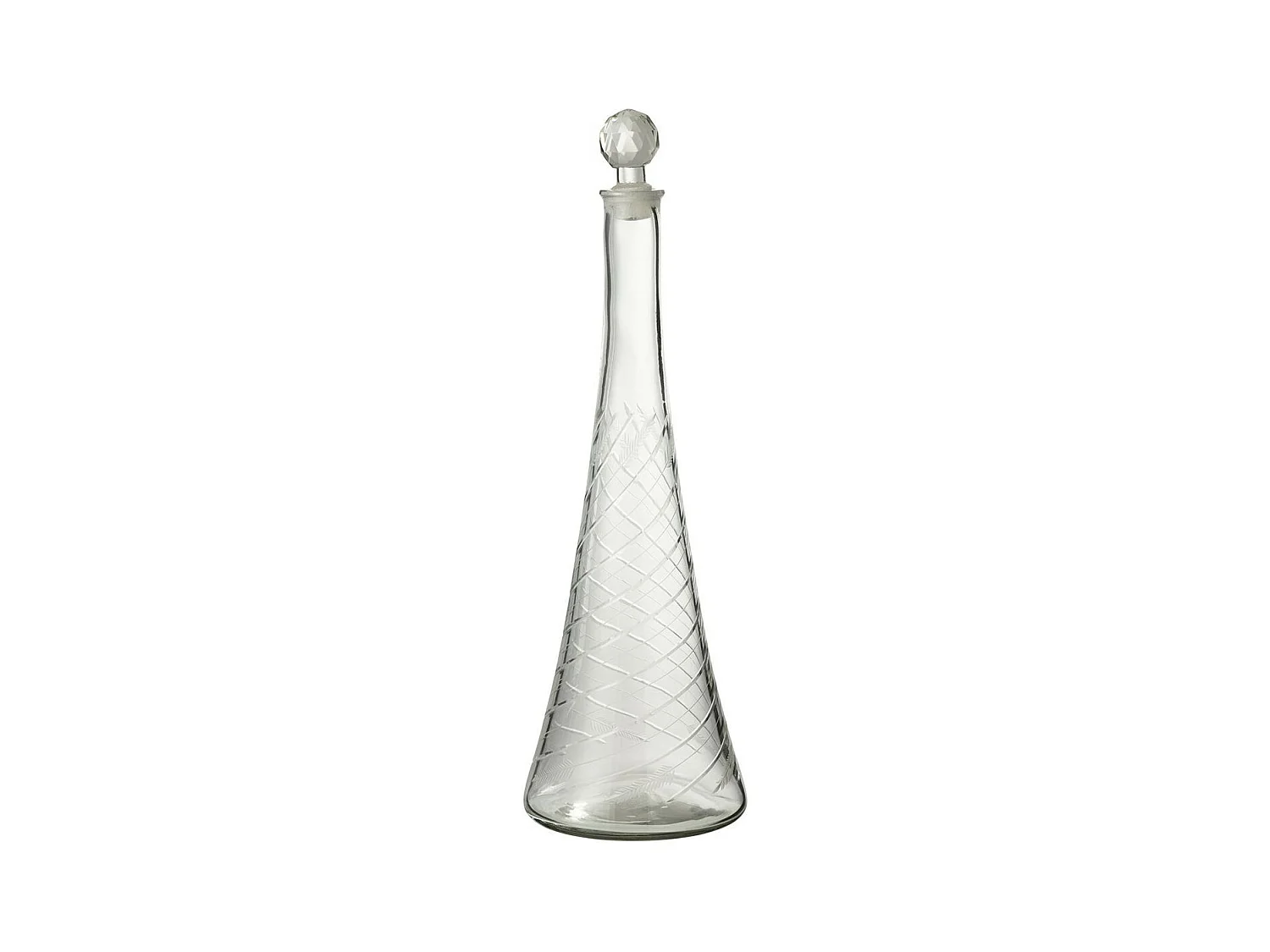 Carafe en Verre Tiges "Anastasia" 43cm Transparent
