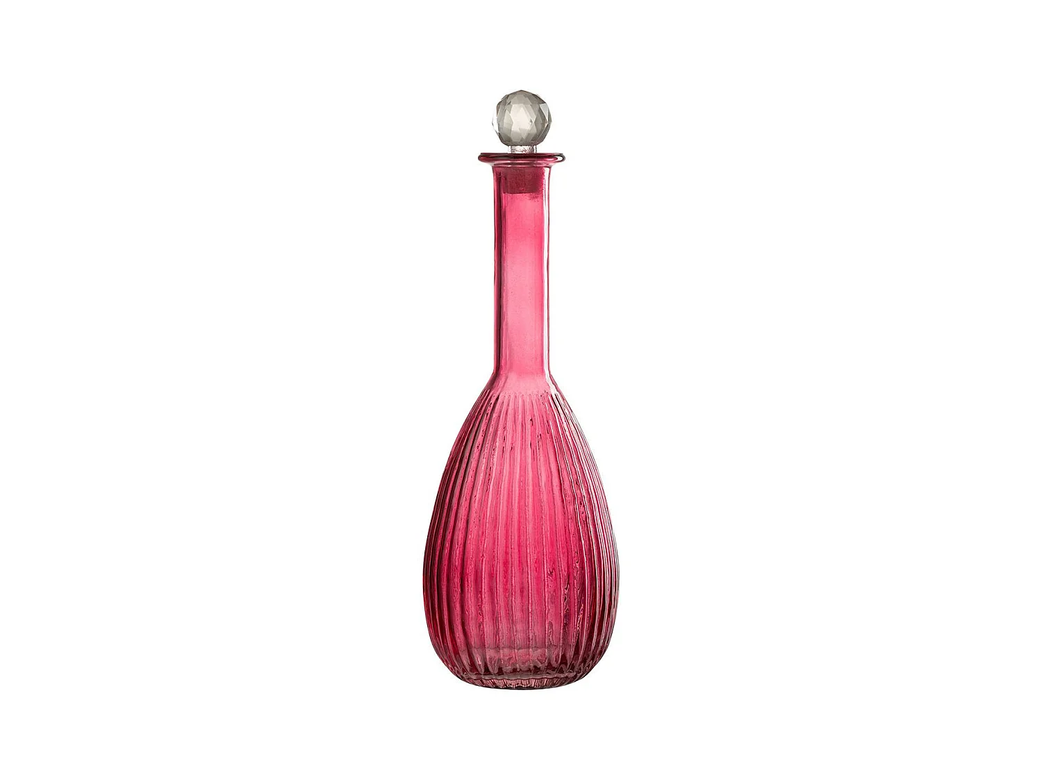 Carafe en Verre Lignes "Anastasia" 39cm Rouge