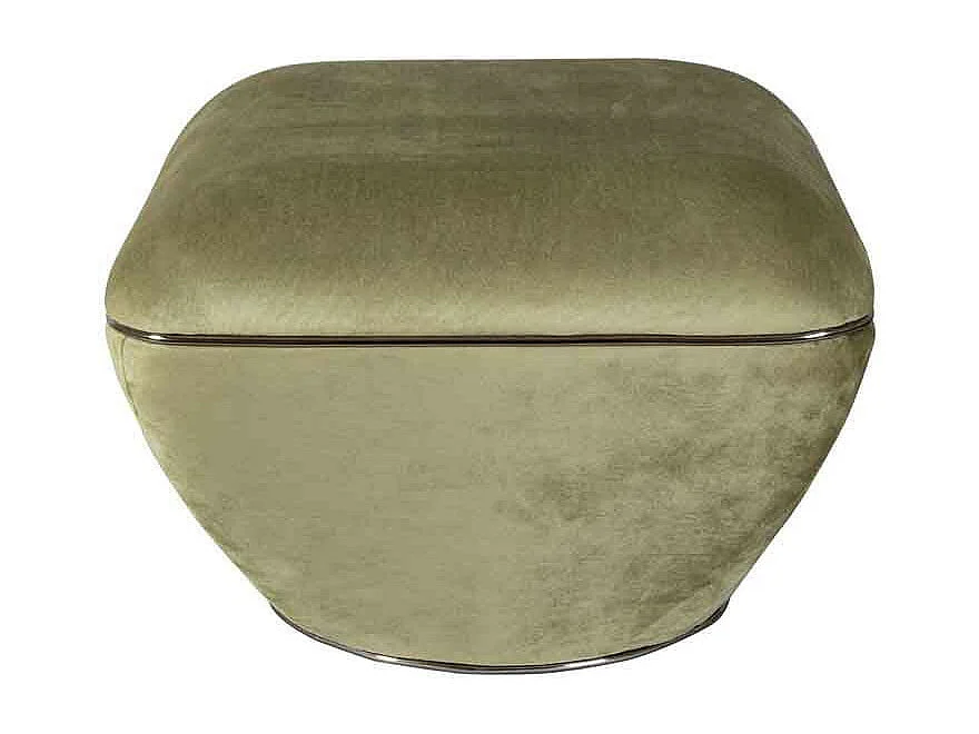 Tabouret Design "Contessa" 60cm Vert & Gris