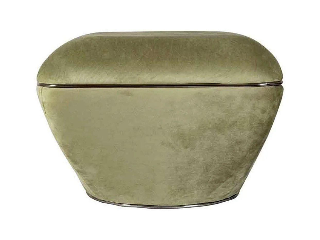 Tabouret Design "Contessa" 60cm Vert & Gris