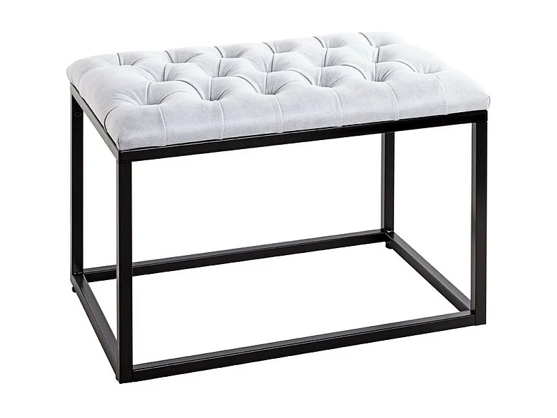 Tabouret Design "Olmida" 60cm Gris & Noir