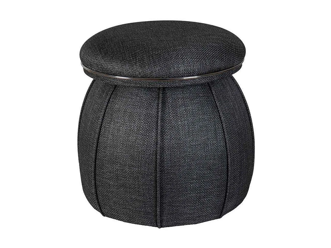 Tabouret Design "Corin" 55cm Anthracite & Gris