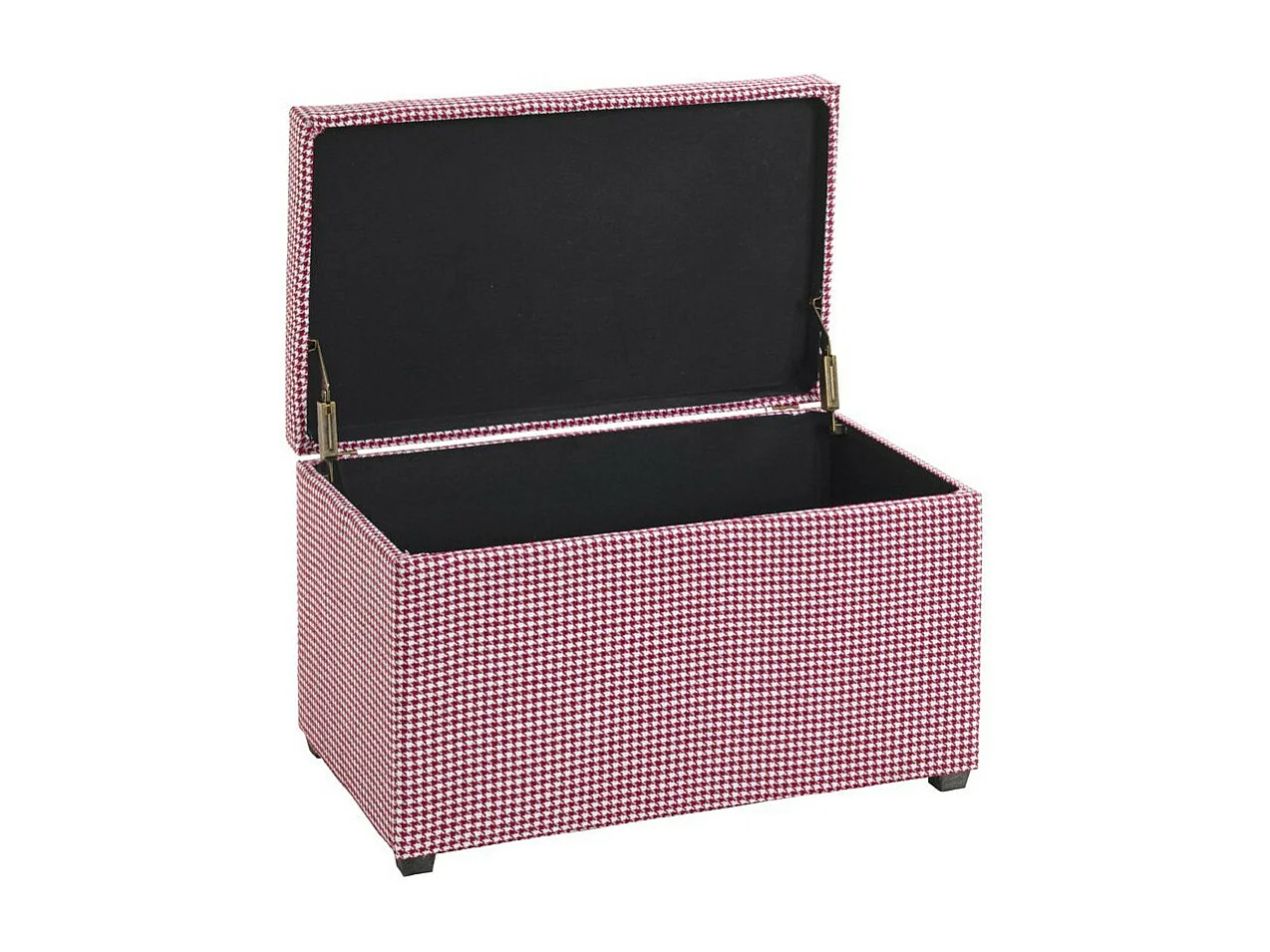 Coffre de Rangement "Aghana" 65cm Rose & Blanc